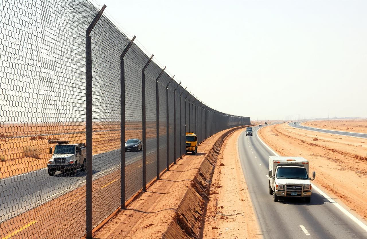 Protective Fencing — Al-Alya & Nakhlan Housing