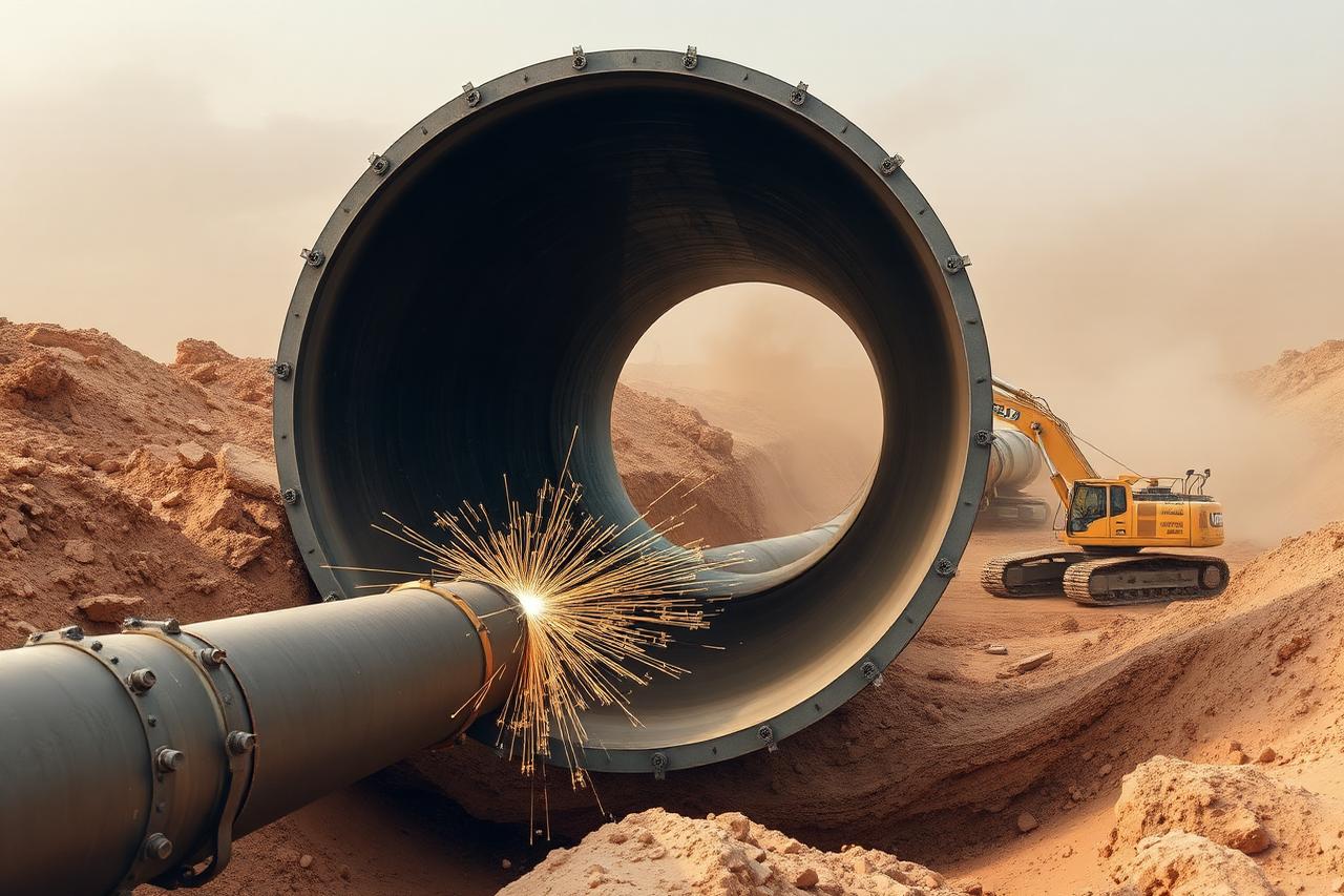 Buried Drainage Pipeline — Trenching Works